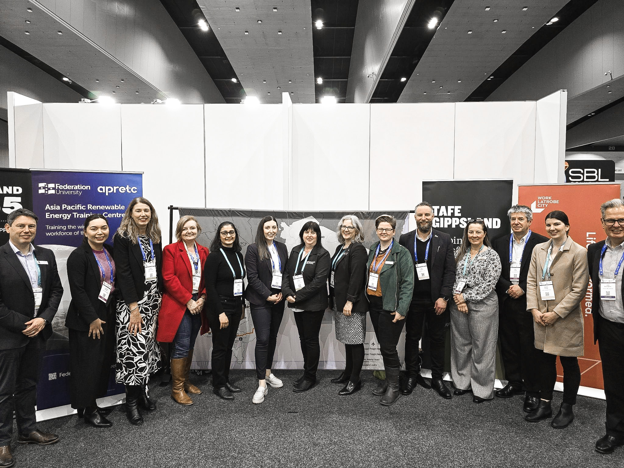 Gippsland representatives at the Australian Wind Energy Conference